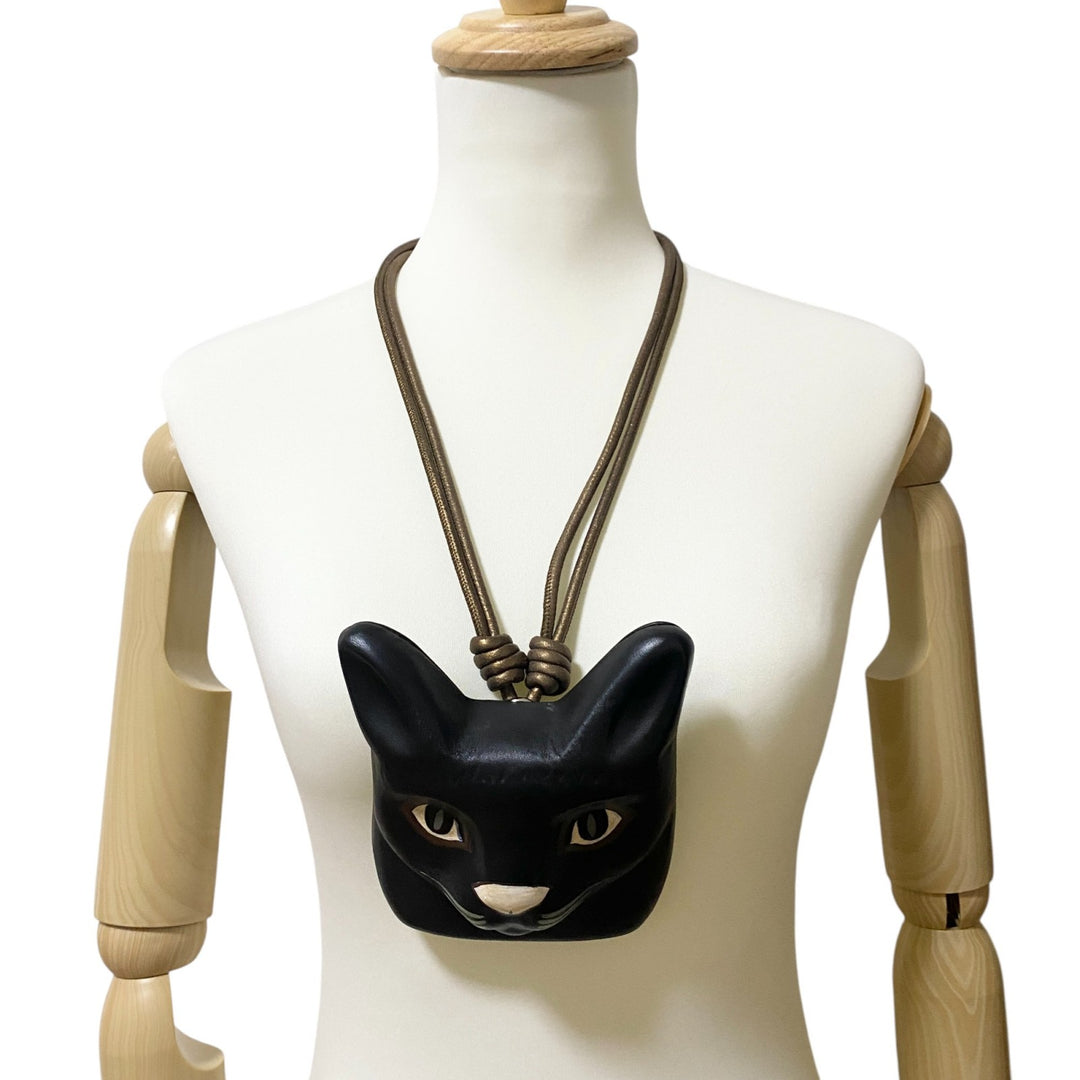 [入手困難] 定価約10万 ロエベ LOEWE レディース キャット フェイス ネックレス