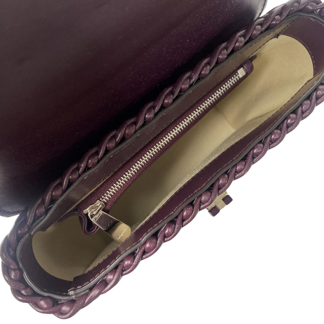 フェラガモ FERRAGAMO レディース 編み込み ガンチーニ 2way ショルダーバッグ ハンドバッグ GG-211063 斜めがけ クロスボディ