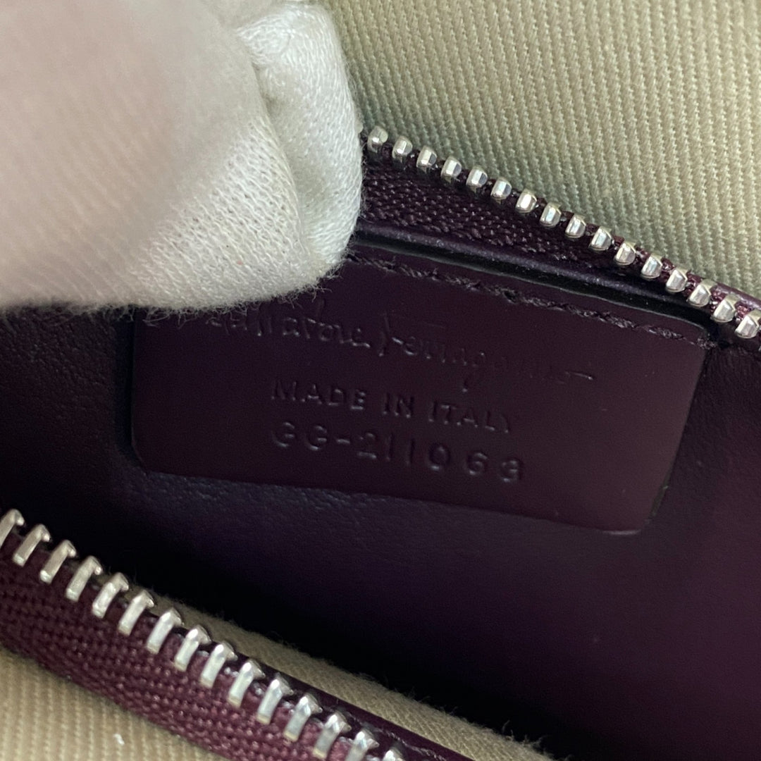 フェラガモ FERRAGAMO レディース 編み込み ガンチーニ 2way ショルダーバッグ ハンドバッグ GG-211063 斜めがけ クロスボディ