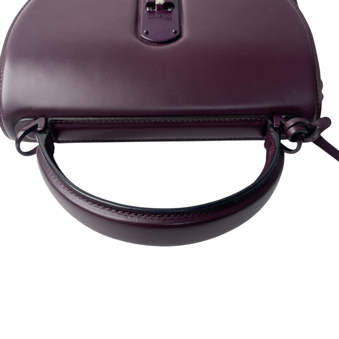 フェラガモ FERRAGAMO レディース 編み込み ガンチーニ 2way ショルダーバッグ ハンドバッグ GG-211063 斜めがけ クロスボディ