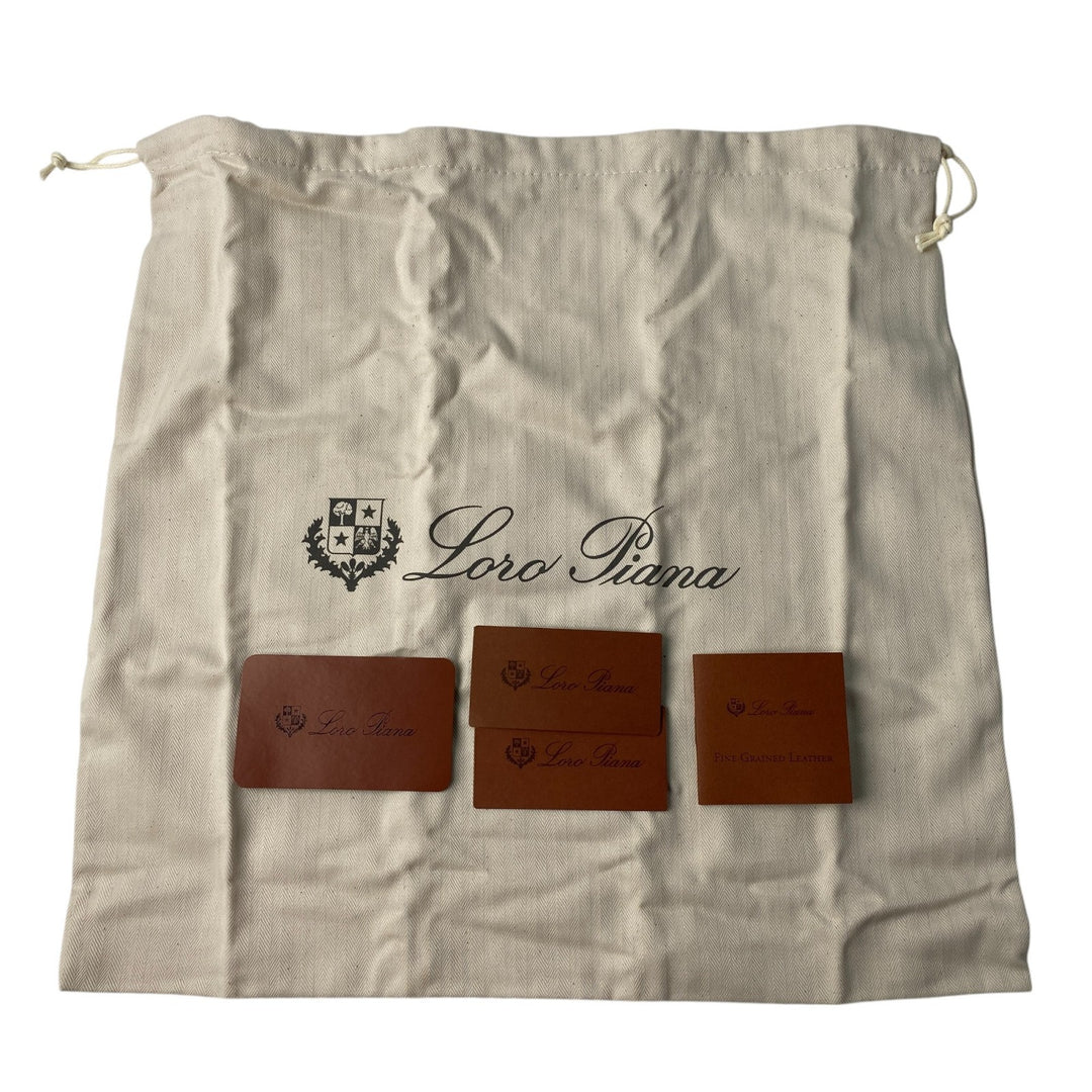 定価48.7万円 未使用 ロロピアーナ Loro Piana レディース マイクロ ベイルバッグ 2way ハンドバッグ ショルダーバッグ 斜めがけ クロスボディ