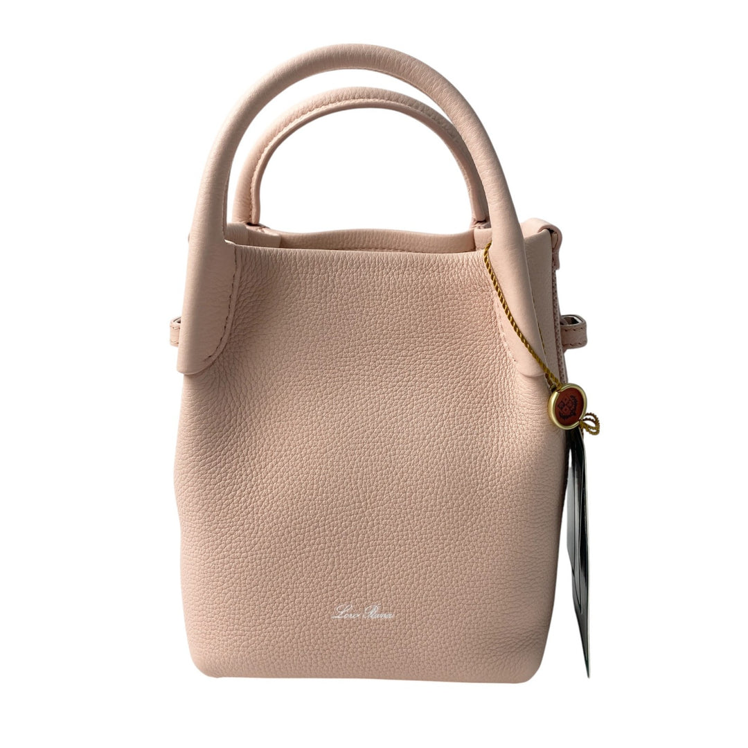 定価48.7万円 未使用 ロロピアーナ Loro Piana レディース マイクロ ベイルバッグ 2way ハンドバッグ ショルダーバッグ 斜めがけ クロスボディ