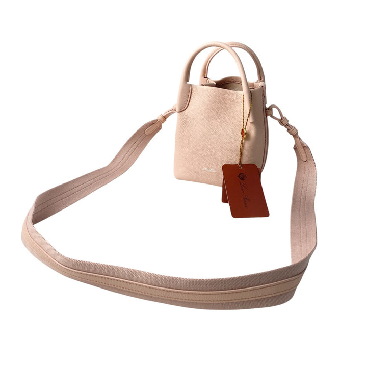 定価48.7万円 未使用 ロロピアーナ Loro Piana レディース マイクロ ベイルバッグ 2way ハンドバッグ ショルダーバッグ 斜めがけ クロスボディ