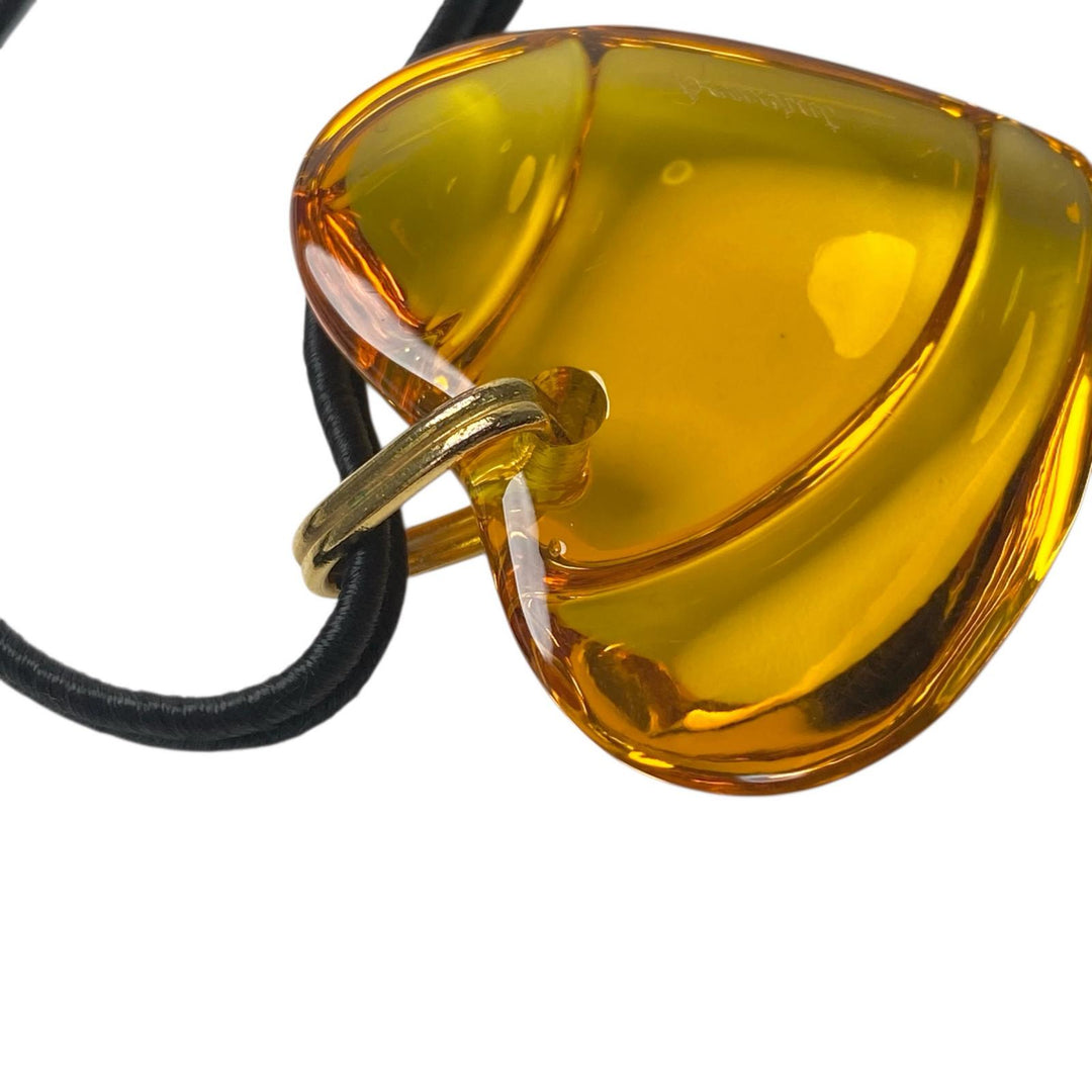 バカラ BACCARAT ハートネックレス イエロー クリスタル レディース