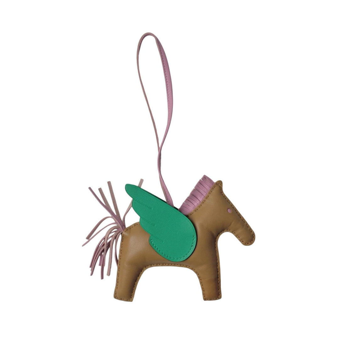 美品 エルメス HERMES ロデオ ペガサス アニョーミロ U刻印 バッグチャーム レディース