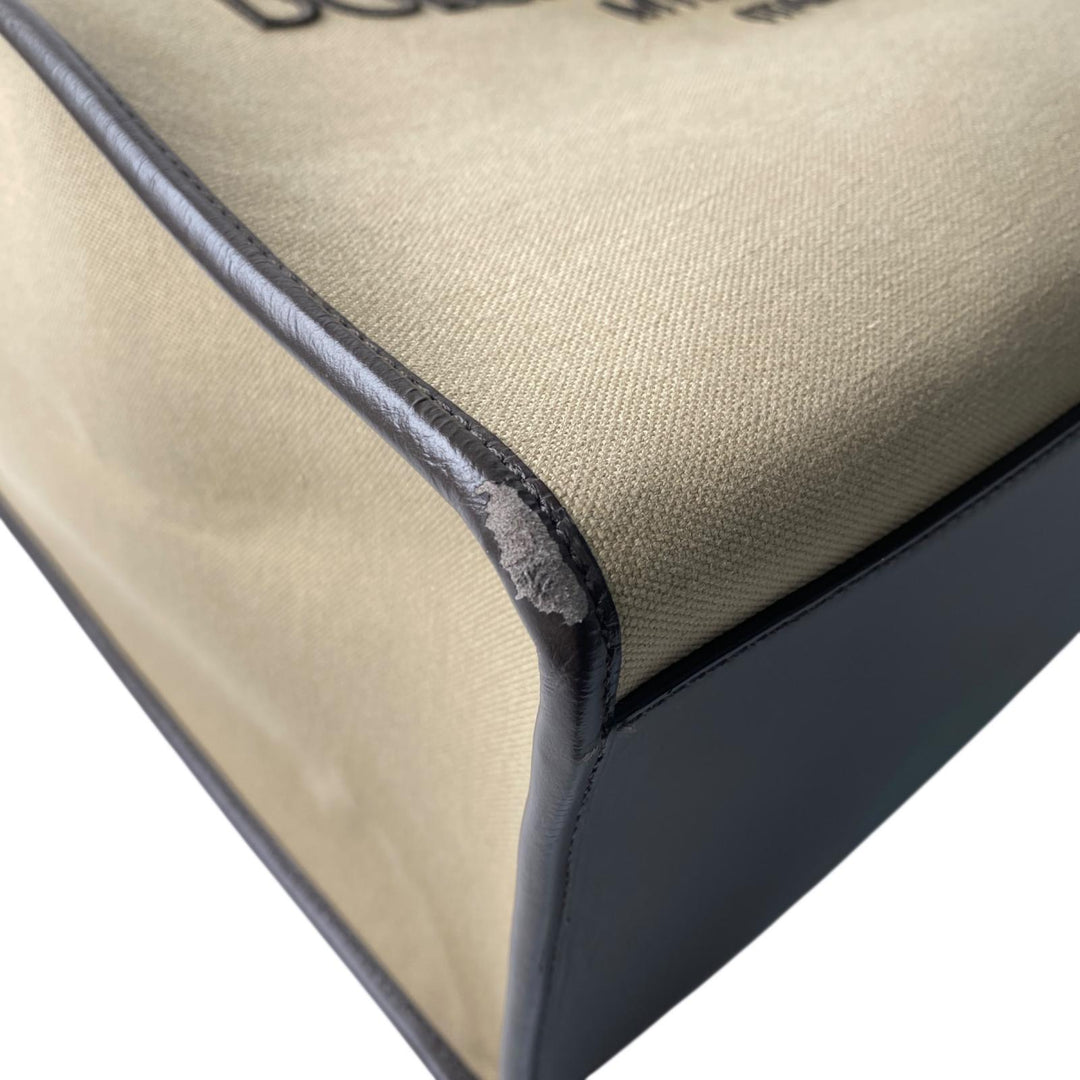 ドルチェアンドガッバーナ Dolce＆Gabbana D&G 2way キャンバス ロゴ トートバッグ ショルダーバッグ 斜めがけ クロスボディ レディース