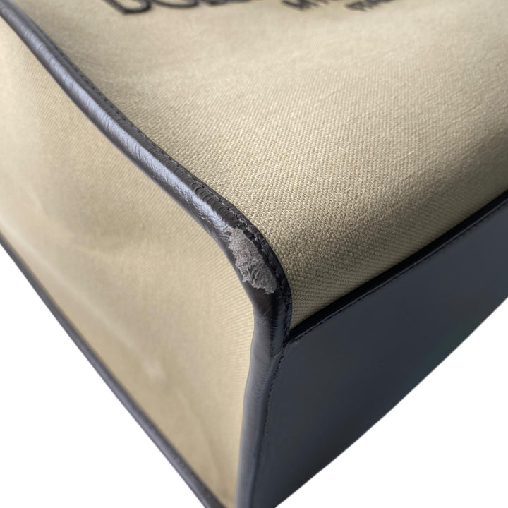 ドルチェアンドガッバーナ Dolce＆Gabbana D&G 2way キャンバス ロゴ トートバッグ ショルダーバッグ 斜めがけ クロスボディ レディース