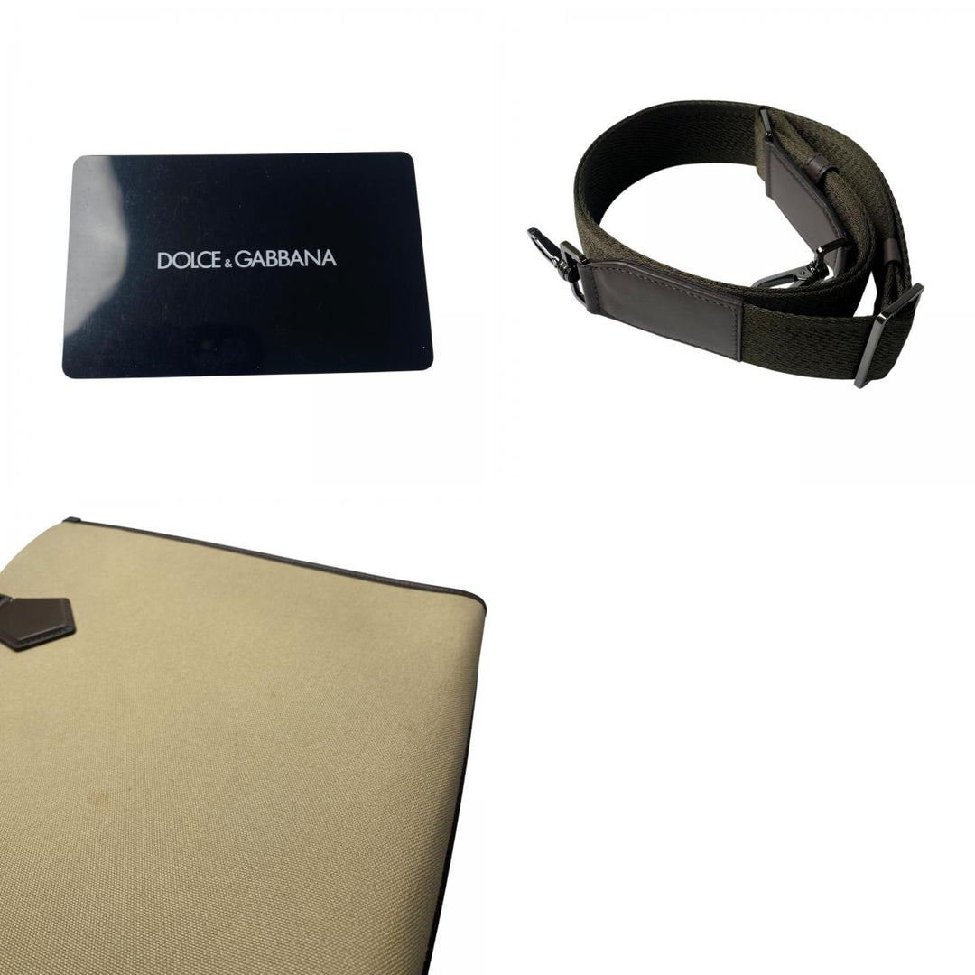 ドルチェアンドガッバーナ Dolce＆Gabbana D&G 2way キャンバス ロゴ トートバッグ ショルダーバッグ 斜めがけ クロスボディ レディース