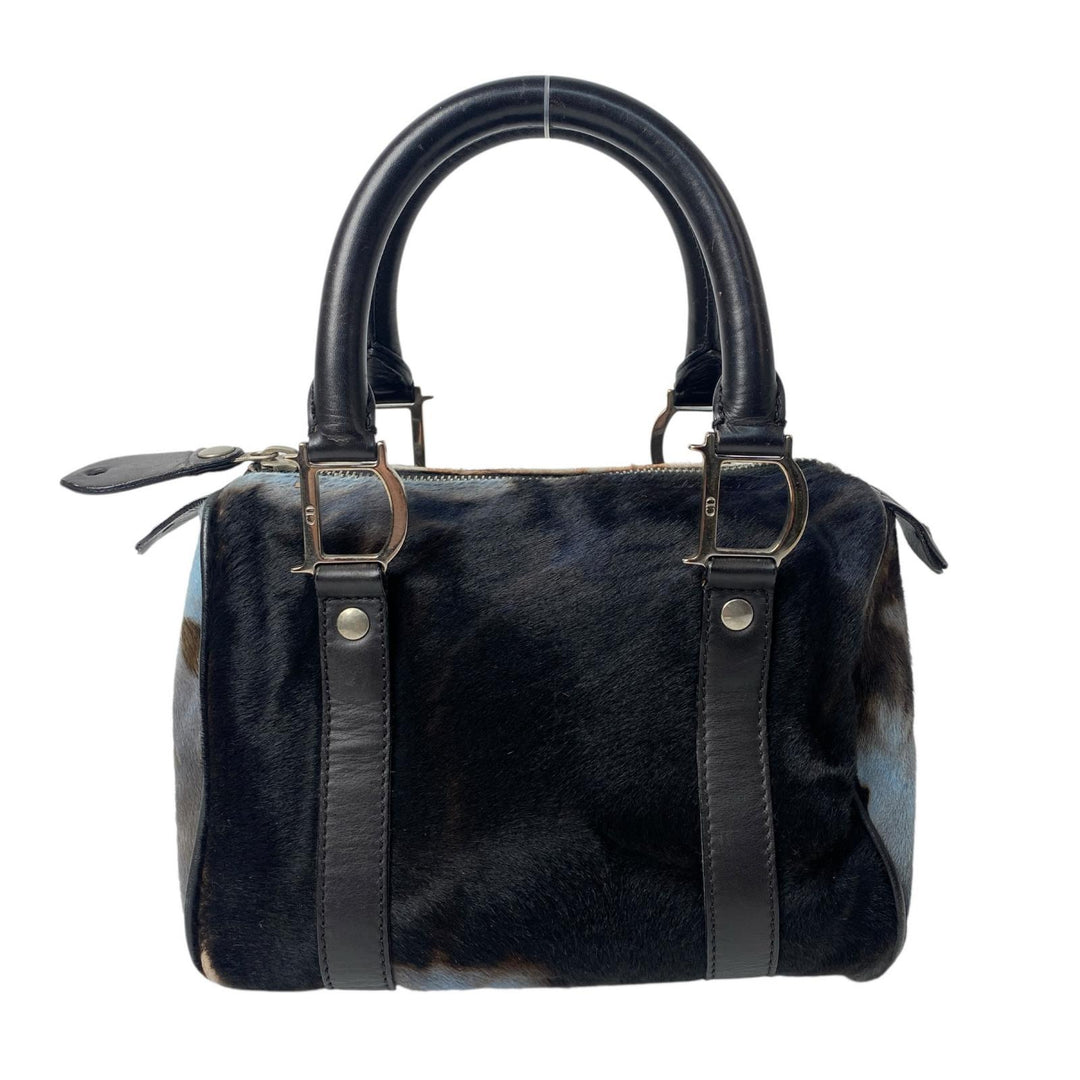 ディオール DIOR ハラコ ミニボストンバッグ レディース