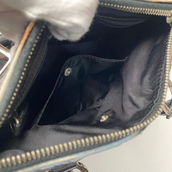 ディオール DIOR ハラコ ミニボストンバッグ レディース
