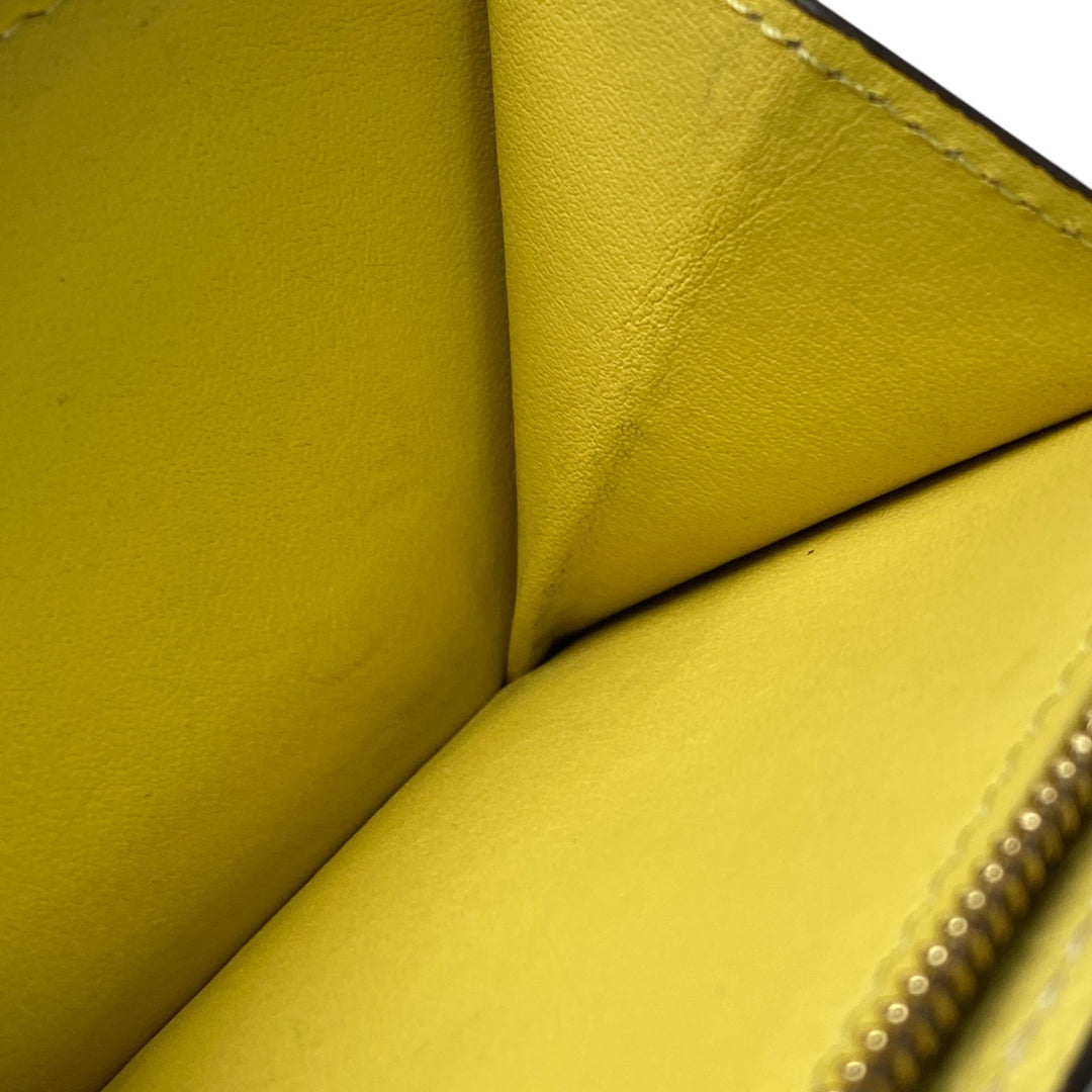 美品 ボナベンチュラ BONAVENTURA レディース ベルテッド ミディアム ウォレット グレージュ