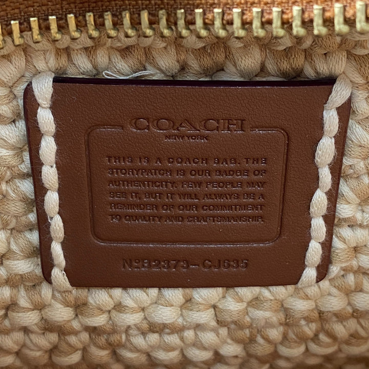 美品 コーチ coach レディース ローグ20 クロシェ 3way ショルダーバッグ ハンドバッグ 斜めがけ クロスボディ