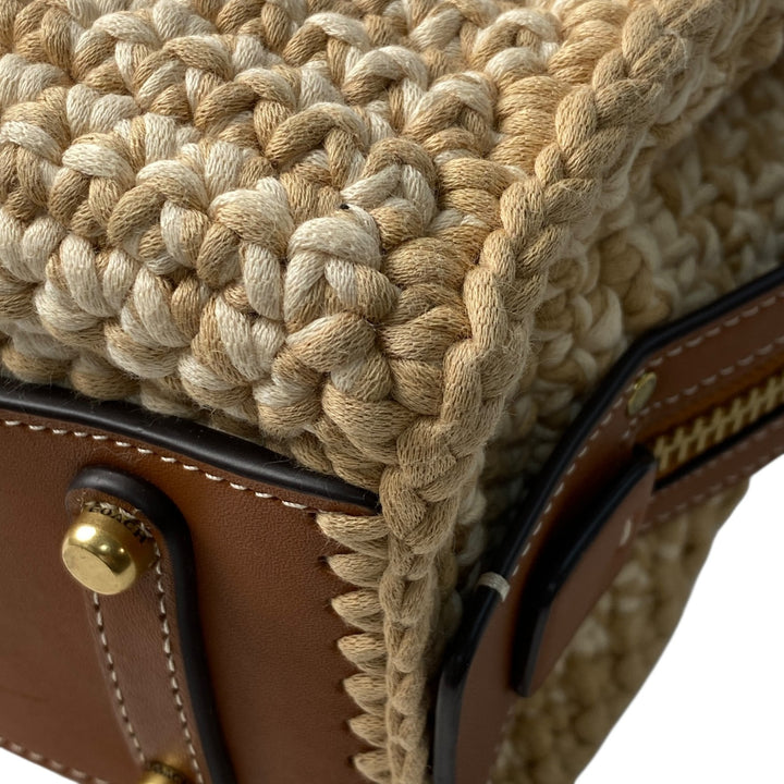 美品 コーチ coach レディース ローグ20 クロシェ 3way ショルダーバッグ ハンドバッグ 斜めがけ クロスボディ