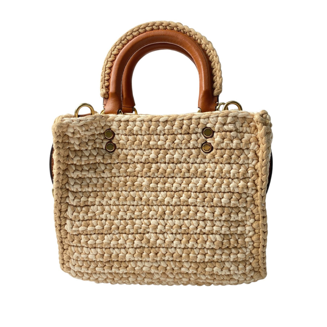 美品 コーチ coach レディース ローグ20 クロシェ 3way ショルダーバッグ ハンドバッグ 斜めがけ クロスボディ