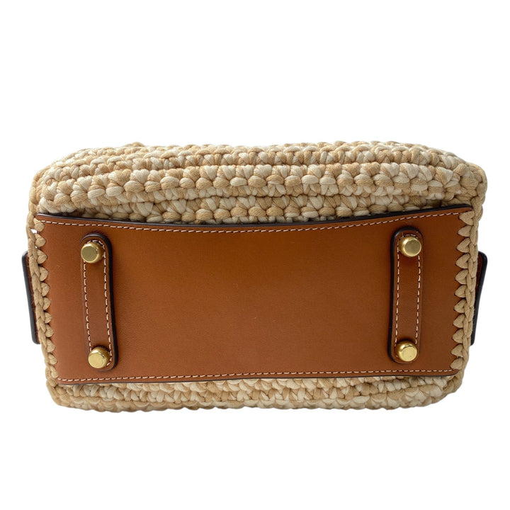 美品 コーチ coach レディース ローグ20 クロシェ 3way ショルダーバッグ ハンドバッグ 斜めがけ クロスボディ