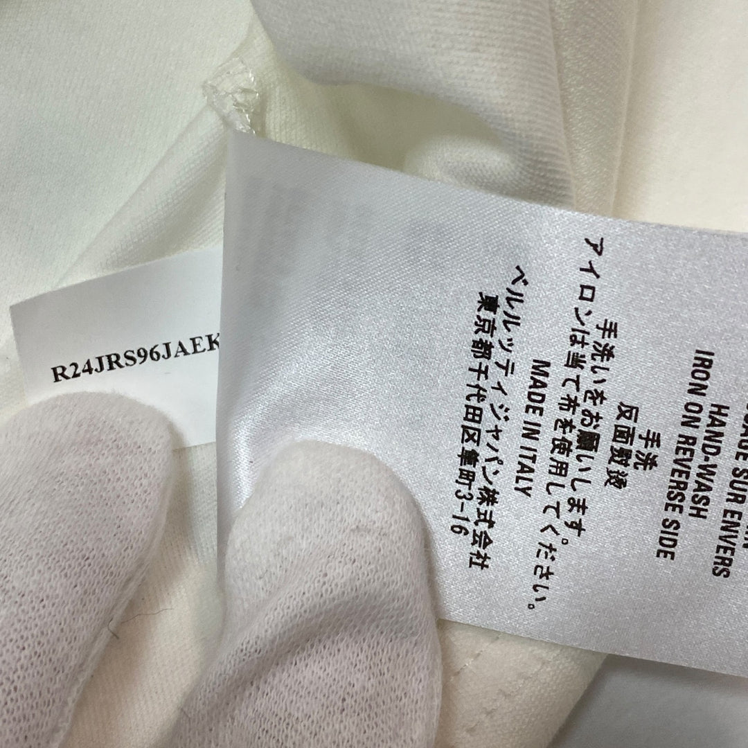 ベルルッティ Berluti メンズ カットソー クルーネック エンブロイダリースクリット ロゴT 刺繍 M