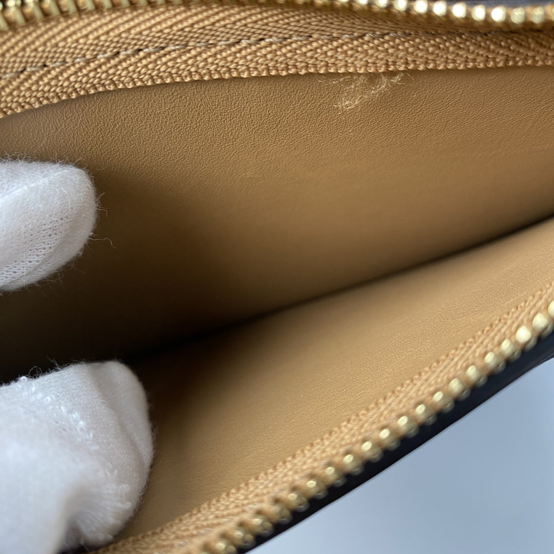 美品 セリーヌ CELINE レディース フレーム レザー ショルダーバッグ