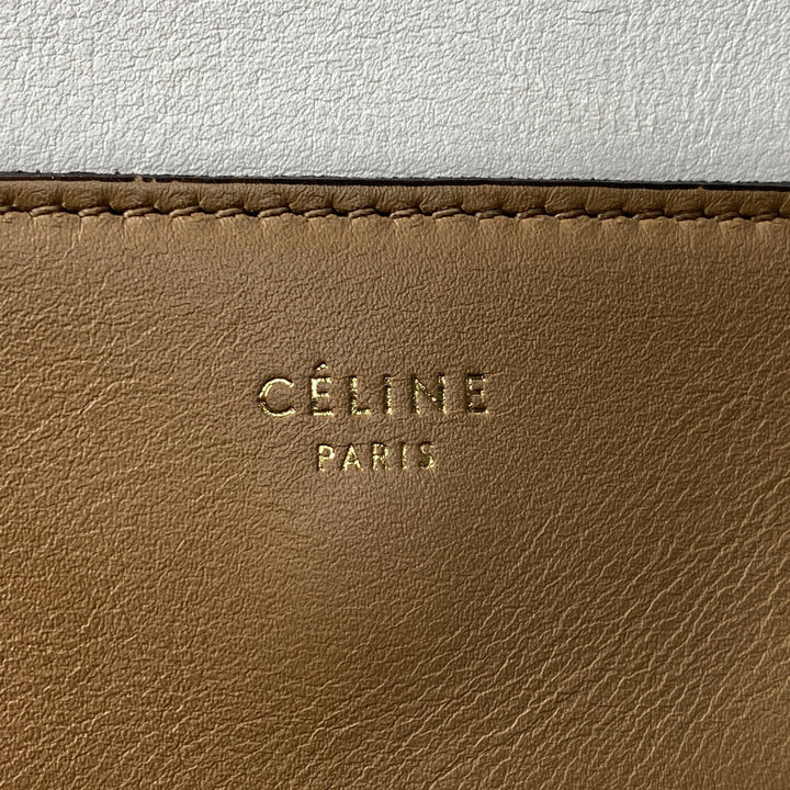 美品 セリーヌ CELINE レディース フレーム レザー ショルダーバッグ