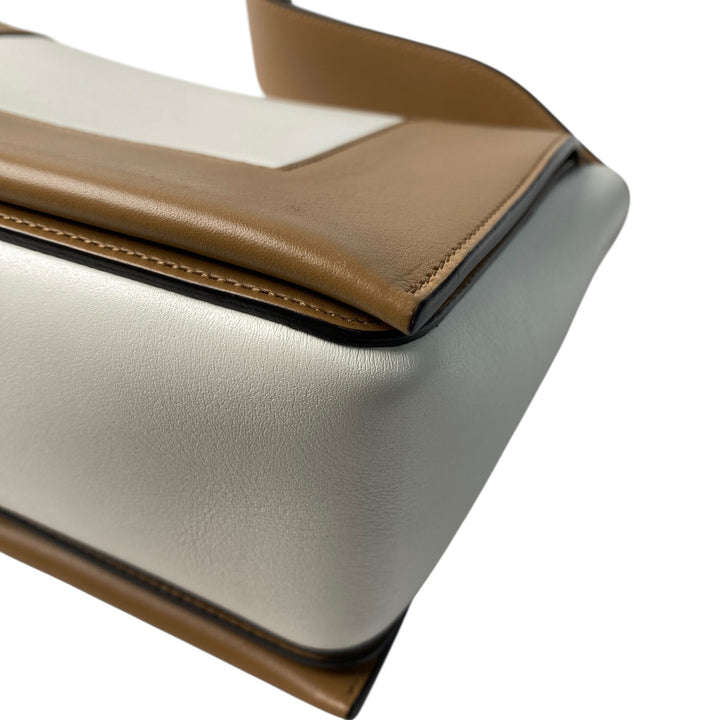 美品 セリーヌ CELINE レディース フレーム レザー ショルダーバッグ