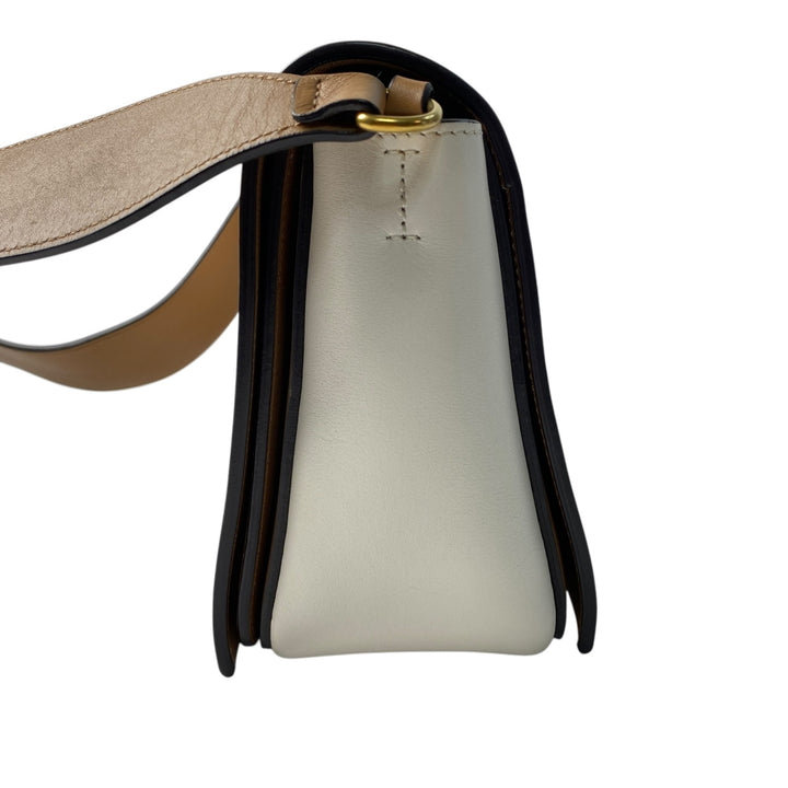 美品 セリーヌ CELINE レディース フレーム レザー ショルダーバッグ