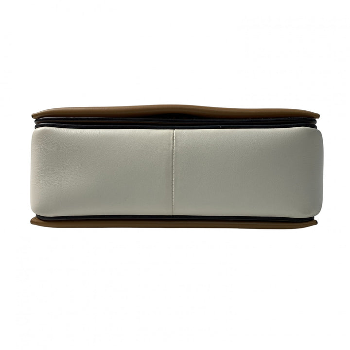 美品 セリーヌ CELINE レディース フレーム レザー ショルダーバッグ