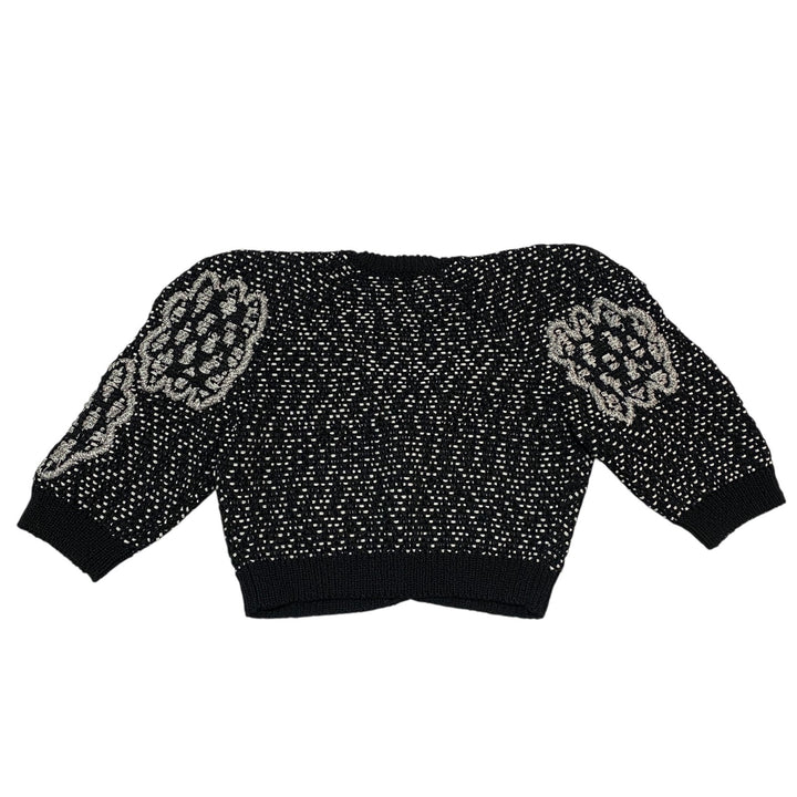 シャネル CHANEL レディース 編み込み ショート丈 ウール カーディガン