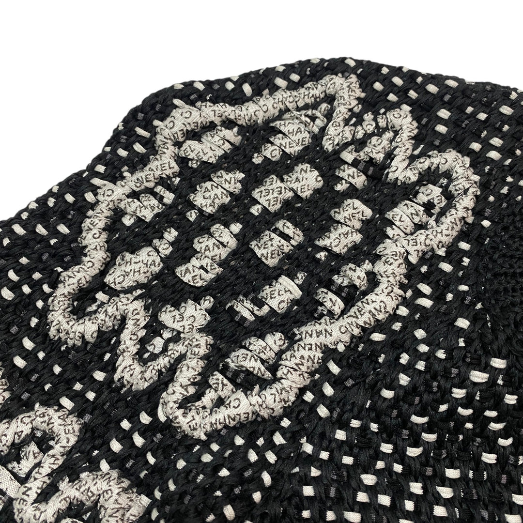 シャネル CHANEL レディース 編み込み ショート丈 ウール カーディガン