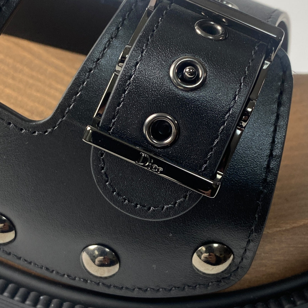美品 ディオール DIOR レディース コンフォートサンダル スタッズ 37