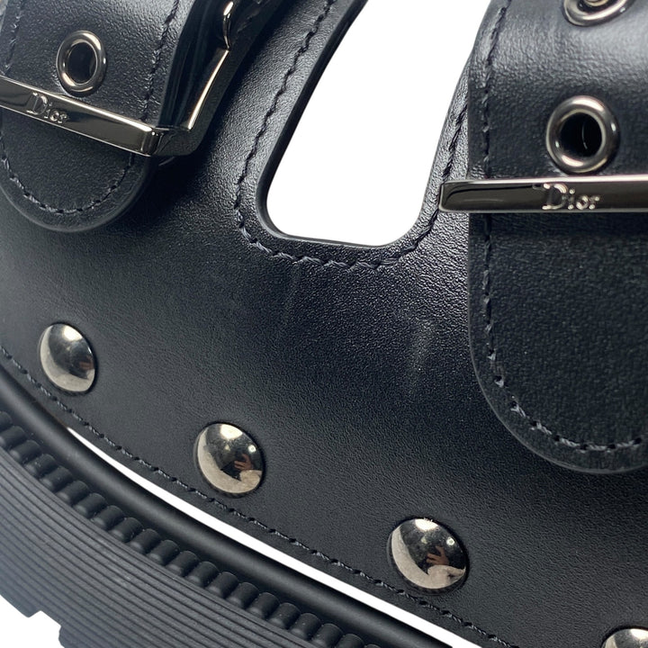 美品 ディオール DIOR レディース コンフォートサンダル スタッズ 37