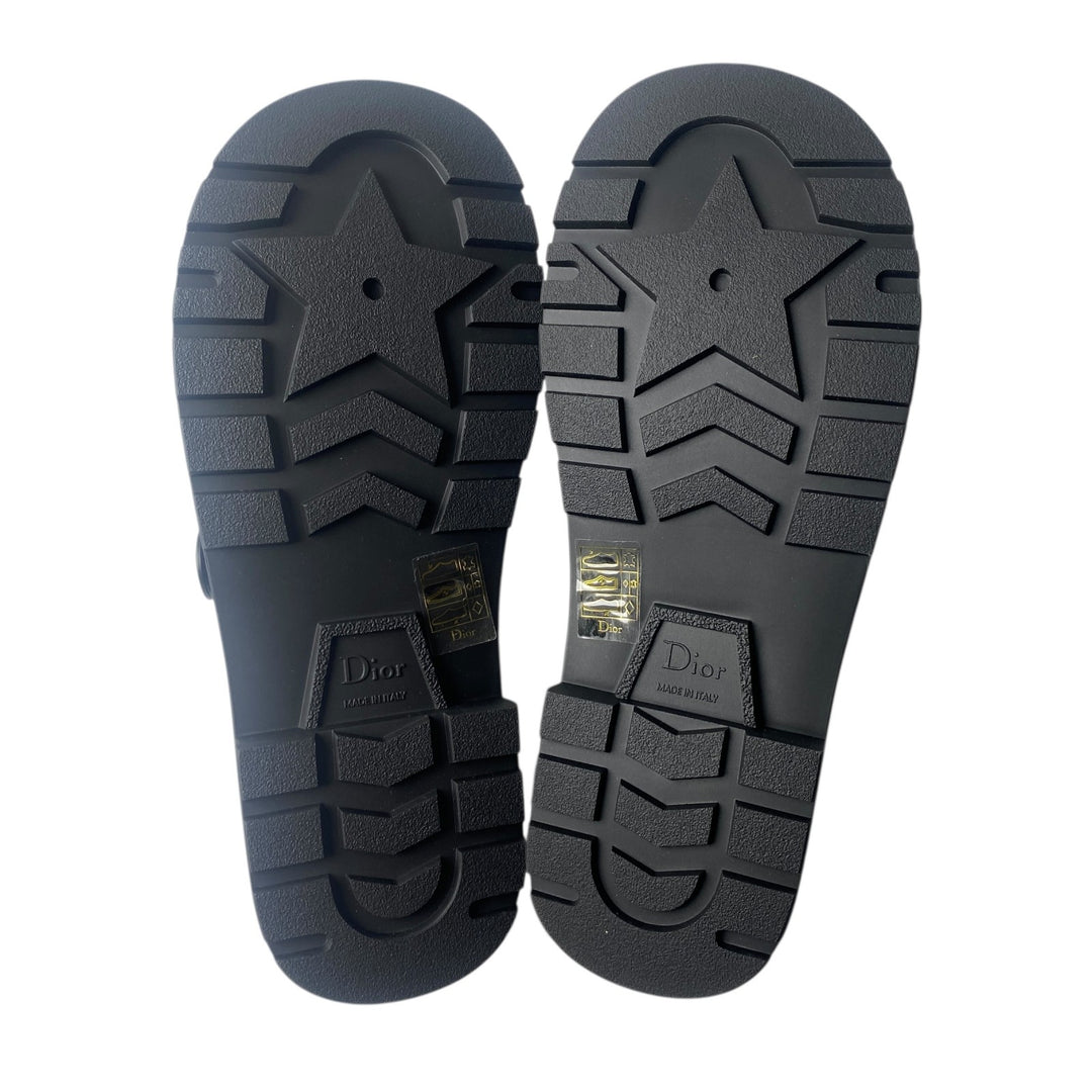 美品 ディオール DIOR レディース コンフォートサンダル スタッズ 37
