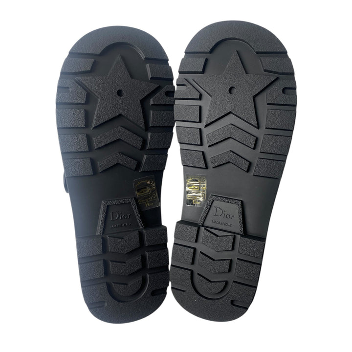 美品 ディオール DIOR レディース コンフォートサンダル スタッズ 37