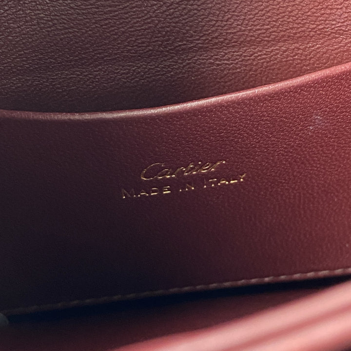 美品 カルティエ Cartier レディース トリティニー 縦型 ショルダーバッグ L1002465