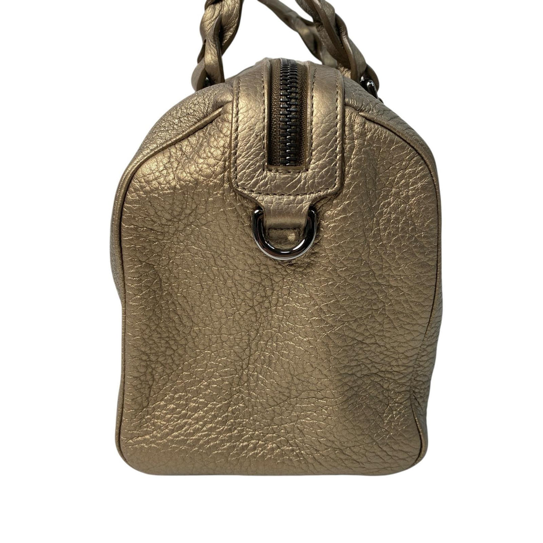 ロエベ LOEWE フスタ ハンドバッグ ボストンバッグ アナグラム ゴールド レディース