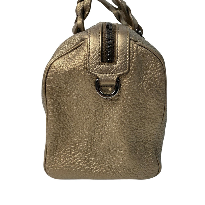 ロエベ LOEWE フスタ ハンドバッグ ボストンバッグ アナグラム ゴールド レディース