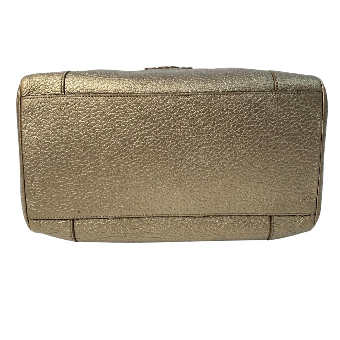 ロエベ LOEWE フスタ ハンドバッグ ボストンバッグ アナグラム ゴールド レディース