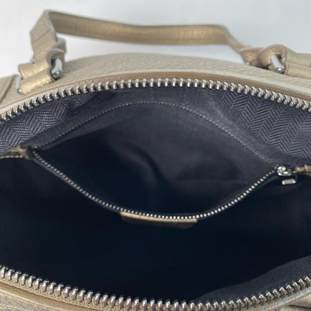 ロエベ LOEWE フスタ ハンドバッグ ボストンバッグ アナグラム ゴールド レディース