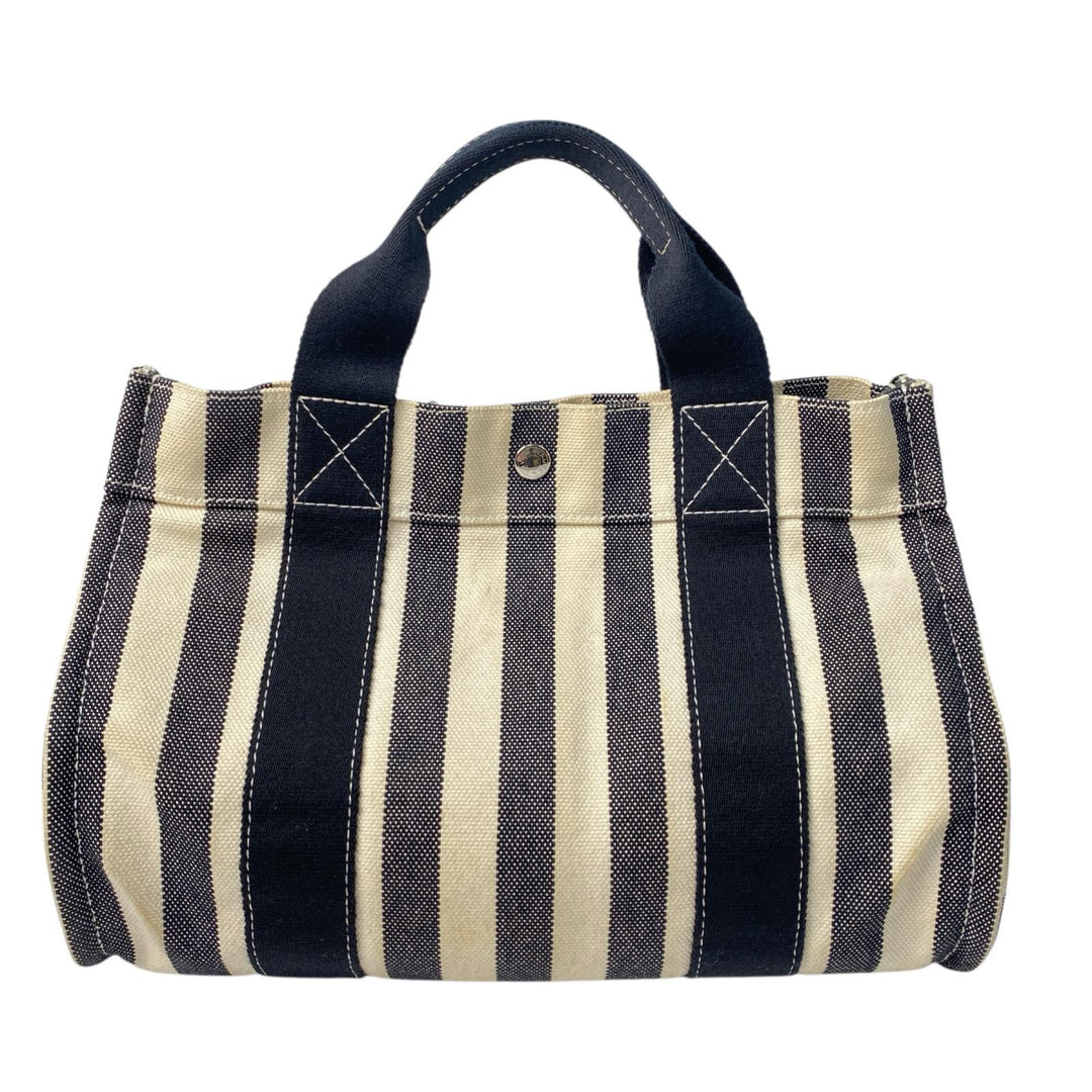 エルメス HERMES カンヌPM キャンバス トートバッグ ポーチ付 レディース