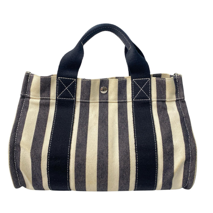 エルメス HERMES カンヌPM キャンバス トートバッグ ポーチ付 レディース