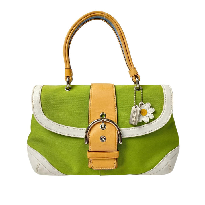 コーチ COACH ワンショルダーバッグ グリーン 花チャーム 4432 レディース