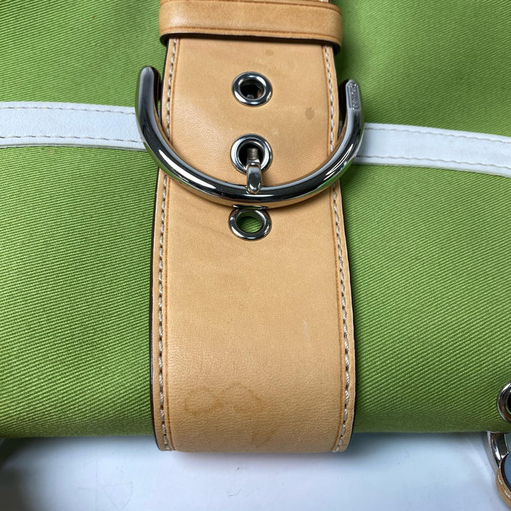 コーチ COACH ワンショルダーバッグ グリーン 花チャーム 4432 レディース