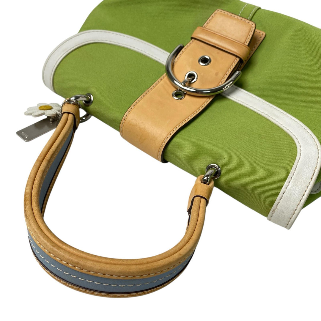 コーチ COACH ワンショルダーバッグ グリーン 花チャーム 4432 レディース