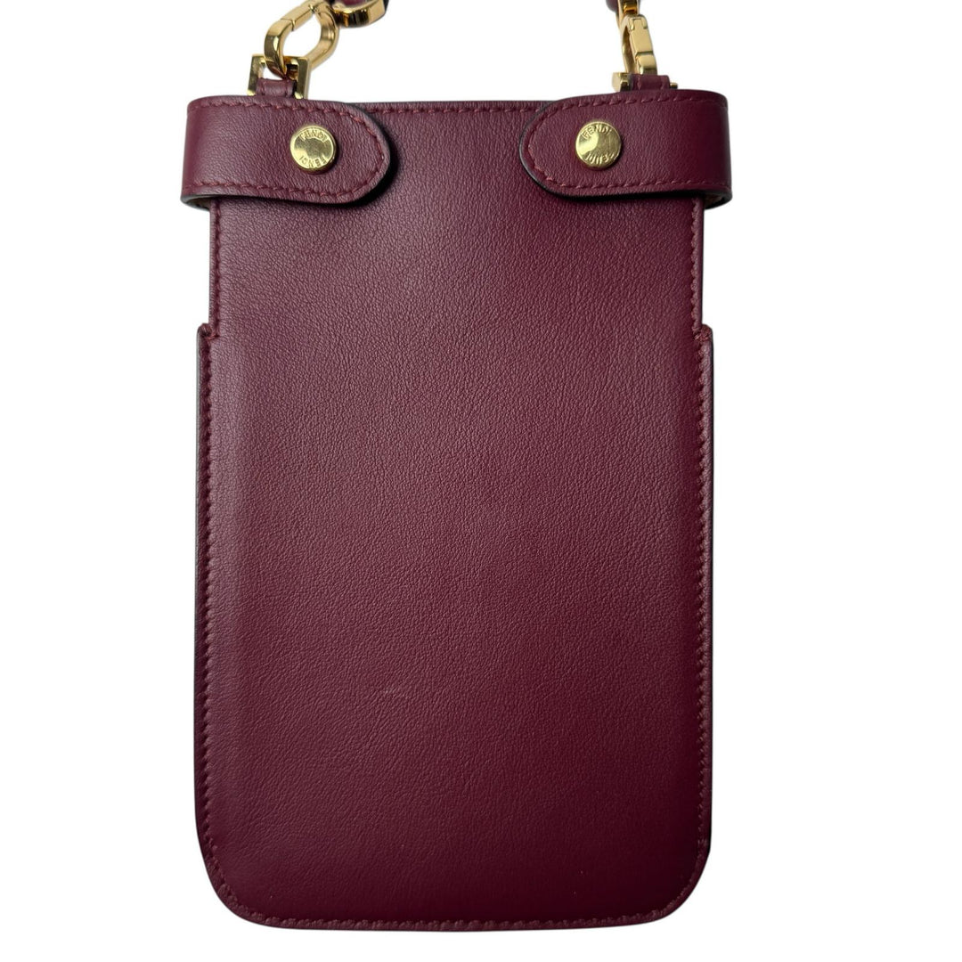 フェンディ FENDI ピーカブー レザー フォンポーチ ショルダー 8M0442 レディース