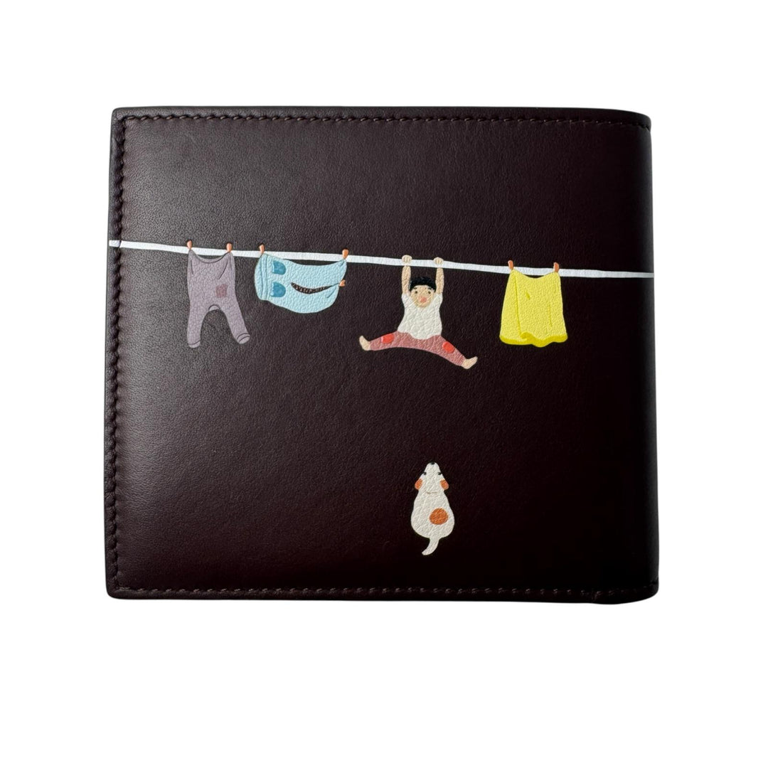 新品 ロエベ LOEWE アライグマ バイフォールド コインウォレット ナパカーフ 日本限定 二つ折り財布 レディース
