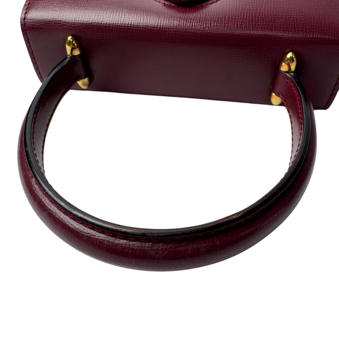 カルティエ Cartier マストライン ターンロック ミニハンドバッグ レディース