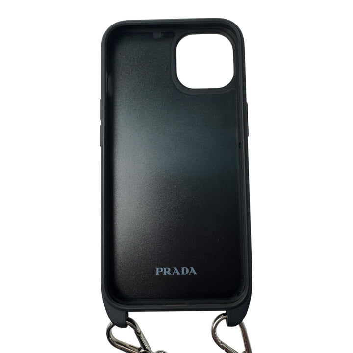 プラダ PRADA サフィアーノ 三角ロゴ iPhone15 ショルダー スマホケース 1ZH173 ユニセックス