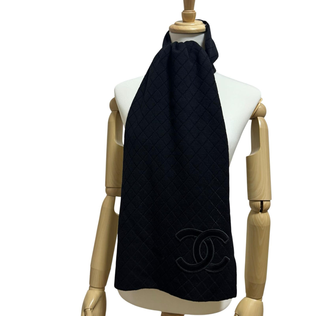 シャネル CHANEL ココマーク マフラー ストール ウール100% レディース