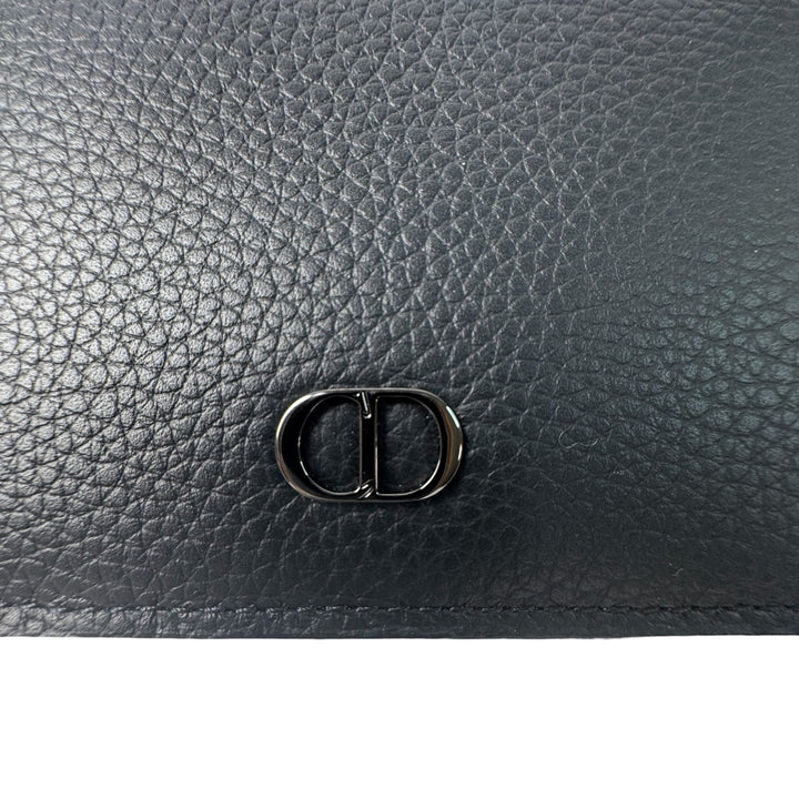 美品 ディオール Dior フラグメントケース コインケース キーリング ブラック