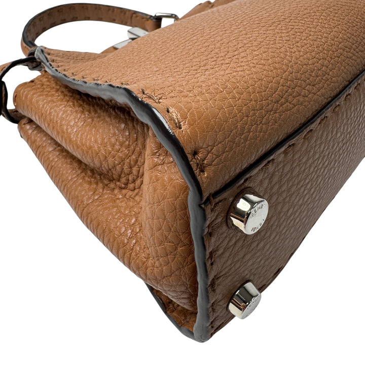 美品 フェンディ FENDI ピーカブー セレリア 2way ミニショルダーバッグ ハンドバッグ 8BN244 斜めがけ クロスボディ レディース