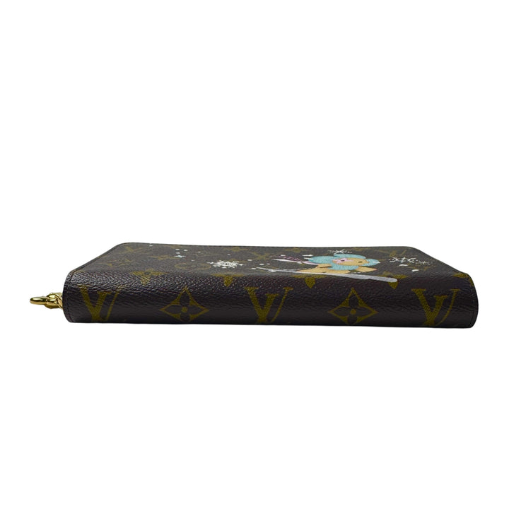 ルイヴィトン LOUIS VUITTON モノグラム ジッピーウォレット ホリデー限定 M12223 IC レディース