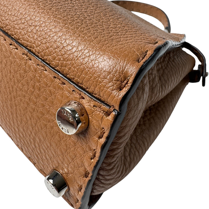 美品 フェンディ FENDI ピーカブー セレリア 2way ミニショルダーバッグ ハンドバッグ 8BN244 斜めがけ クロスボディ レディース